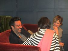 Isabella Rossellini cracks up Saverio Costanzo and Alba Rohrwacher