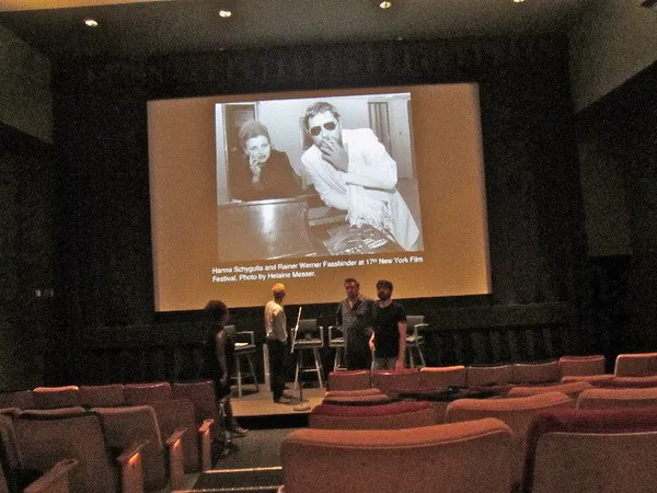 Hanna Schygulla and Rainer Werner Fassbinder