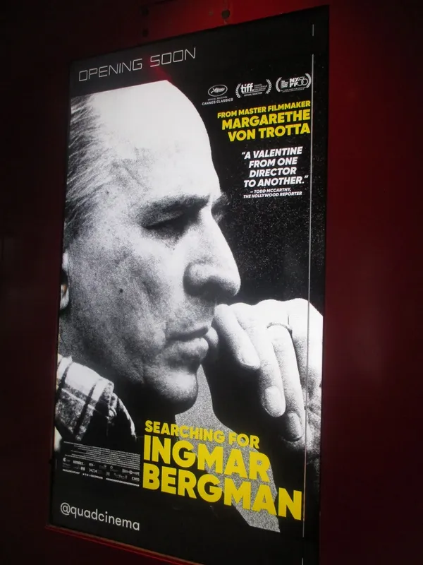 Searching For Ingmar Bergman poster at the Quad Cinema
