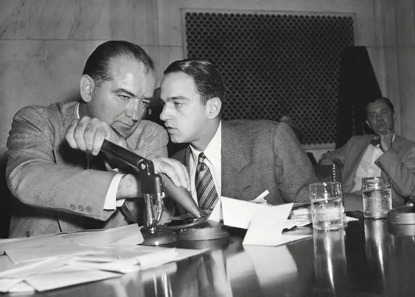 Roy Cohn and Senator Joseph McCarthy