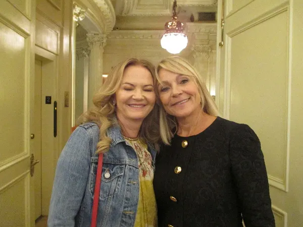 Sharon Maguire with Helen Fielding