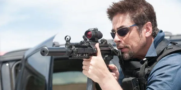 A young female FBI agent joins a secret CIA operation to take down a Mexican cartel boss, a job that ends up pushing her ethical and moral values to the limit in Sicario.