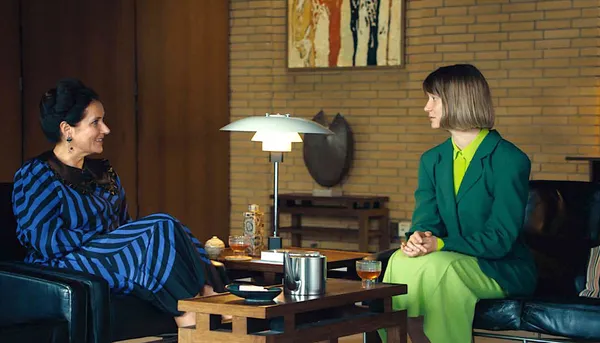 Sidse Babett Knudsen and Mia Wasikowska in Club Zero
