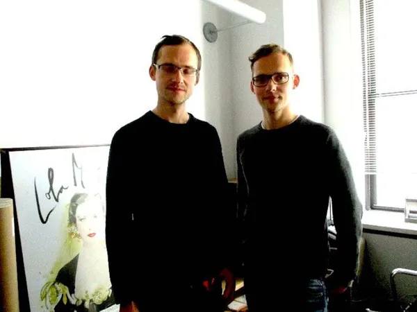 Silvan Zürcher with Ramon Zürcher in New York