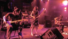 Kim Gordon in Sonic Youth at the Montreux Jazz Festival