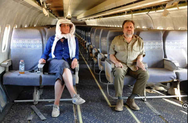 Sophie Fiennes with Slavoj Žižek