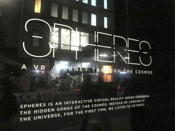 Spheres at Rockefeller Center on 48th Street