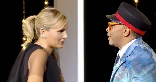 Julia Ducournau and Spike Lee in Cannes