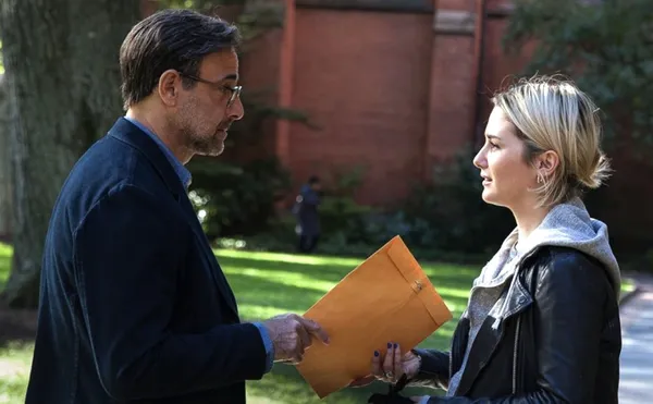 Stanley Tucci and Addison Timlin in Submission