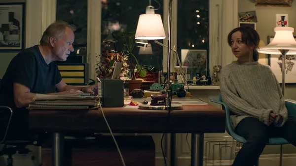Stellan Skarsgård with Andrea Bræin Hovig in Hope (Håp)
