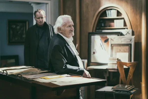 Stellan Skarsgård with Niels Arestrup in Return To Montauk