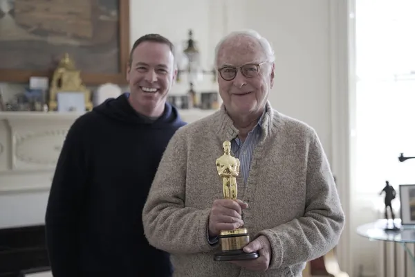 Stephen Soucy with James Ivory