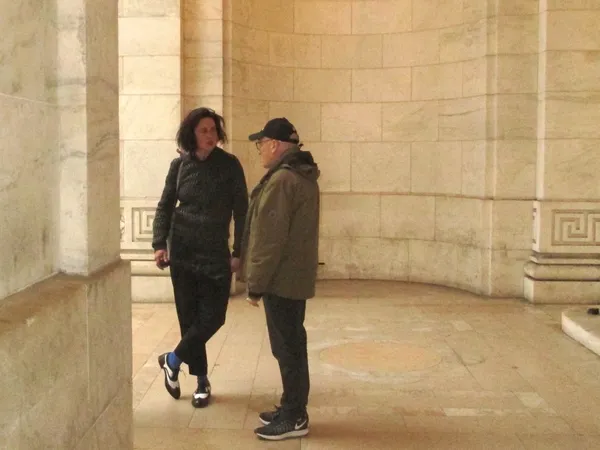 Susanne Wolff with Volker Schlöndorff