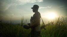 A ranger guards Garamba National Park