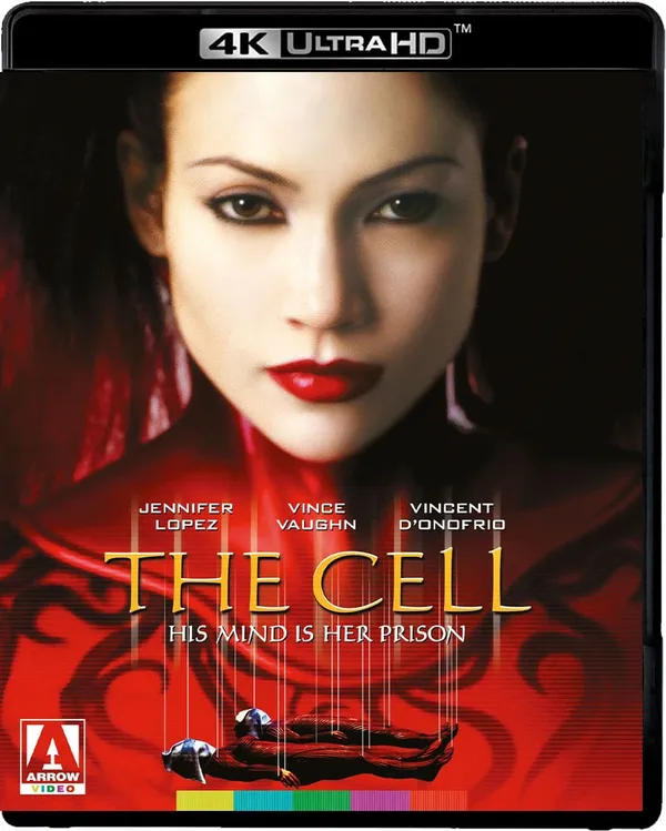 A 4K UHD package with a white woman's face on the cover.
