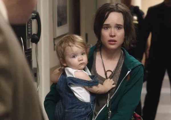 Elliot Page in Tallulah - a rootless young woman takes a toddler from a wealthy, negligent mother and passes the baby off as her own in an effort to protect her. This decision connects and transforms the lives of three very different women.
