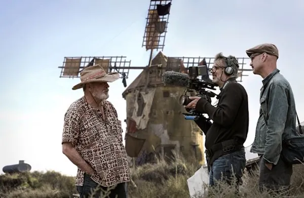 Terry Gilliam, Lou Pepe and Keith Fulton in He Dreams Of Giants