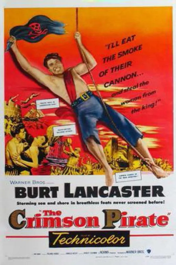 The Crimson Pirate poster