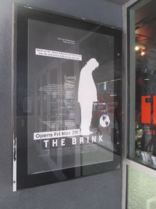 The Brink poster at the IFC Center in New York