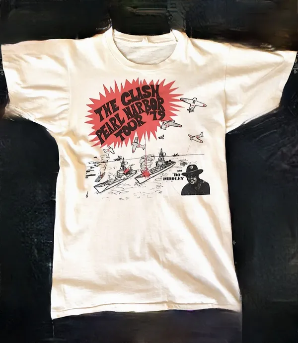 The Clash Pearl Harbor Tour '79 T-shirt