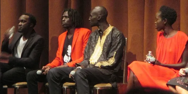Arnold Oceng, Ger Duany, Emmanuel Jal and Kuoth Wiel