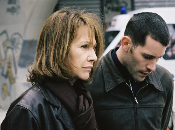 Nathalie Baye in The Young Lieutenant with Jalil Lespert