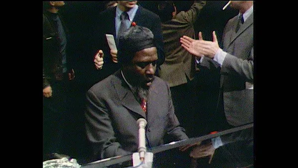 Thelonious Monk playing before Jazz Portrait