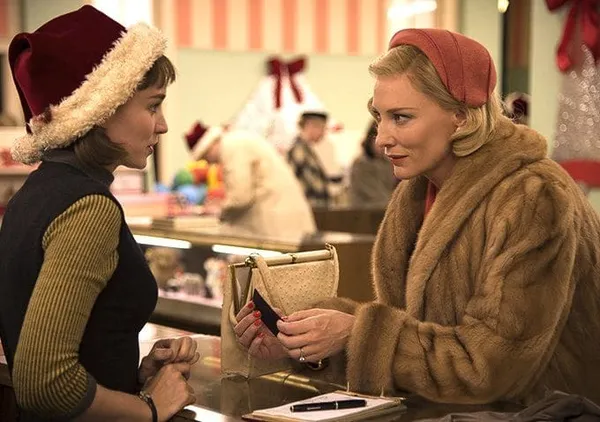 Rooney Mara and Cate Blanchett in Carol