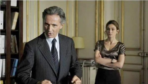 Thierry Lhermitte and Julie Gayet