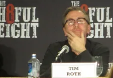 Tim Roth on God Of Hell and Oswaldo Mobray in The Hateful Eight: "Wow…. I think just that duplicitous nature of the character."