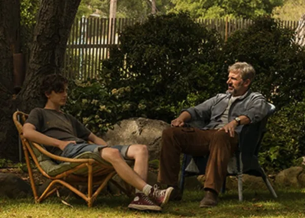 Timothée Chalamet and Steve Carell in Beautiful Boy 3