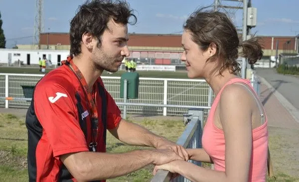 Timur Magomedgadzhiev with Marion Cotillard