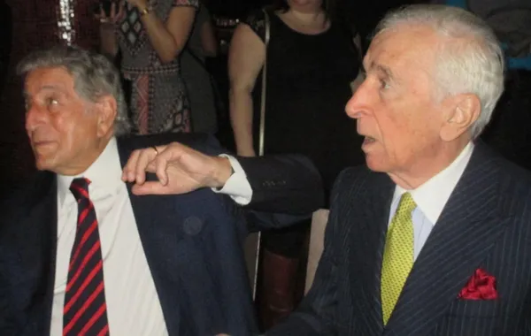 Gay Talese with Tony Bennett 3