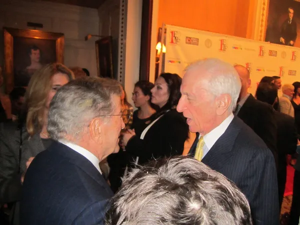Tony Bennett with Gay Talese at Players Club