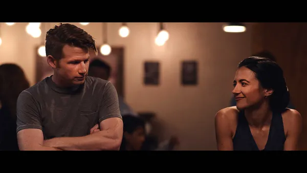 Will Weldon and Alyssa Limperis in Too Late