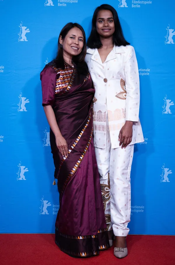 Rima Das and Banita Das on the red carpet in Berlin