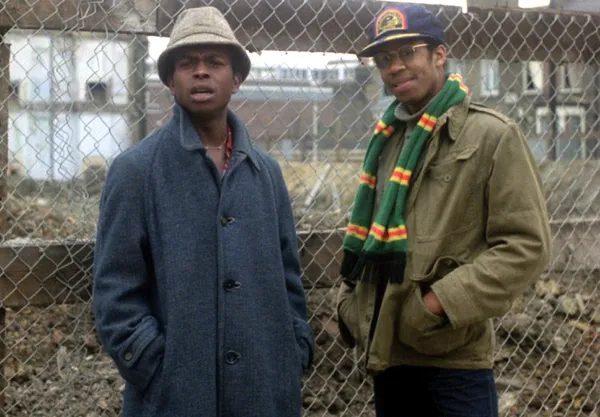 Victor Romero Evans and Brian Bovell in Babylon