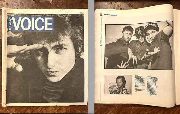 The Beastie Boys and Jack Nicholson in the Village Voice