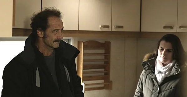 Vincent Lindon and Karine de Mirbeck in The Measure Of A Man