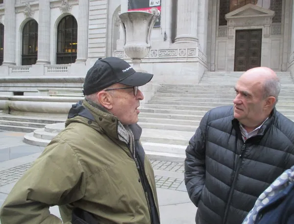 Colm Tóibín with Volker Schlöndorff