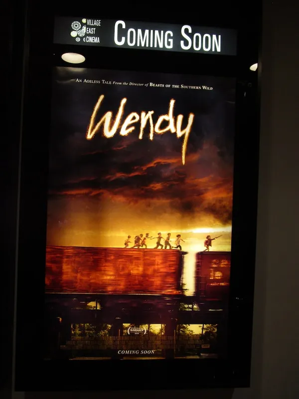 Wendy poster at Village East Cinema in New York