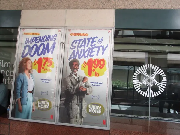 White Noise posters at the Walter Reade Theater