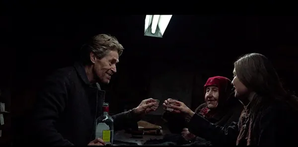 Willem Dafoe and Laurent Arnatsiaq in Siberia
