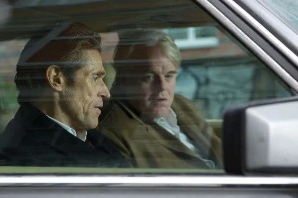 Willem Dafoe and Philip Seymour Hoffman