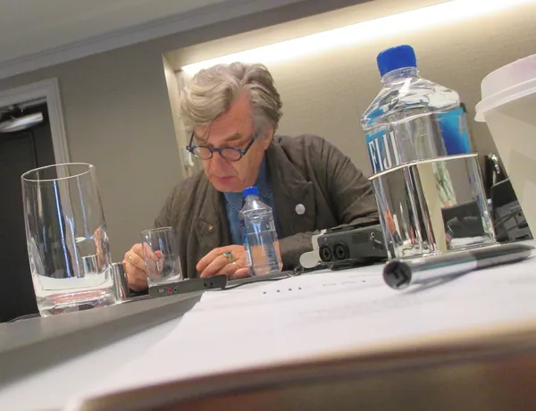 Wim Wenders doodling