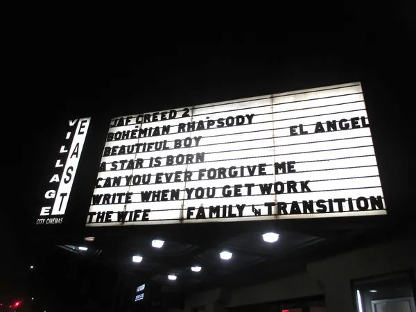 Write When You Get Work on the Village East Cinema