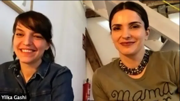 Blerta Basholli and Yllka Gashi in Spain