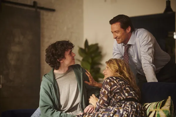 Zen McGrath, Laura Dern and Hugh Jackman in The Son