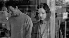 Amadeus (Zhou Chen) with Leo (Amalia Ulman): “I thought it was a kind of funny name that I’ve encountered in China before. I left a lot of little film clues around.”