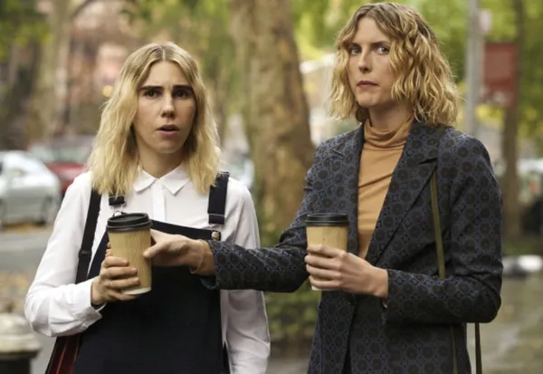 Diana Irvine and Zosia Mamet in The Boy Downstairs 2